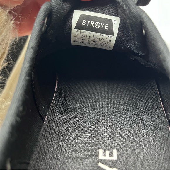 new straye gower - black (v2) skate shoes men’s 7 women’s 8.5 - Picture 5 of 8